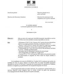 Mise en œuvre du congé pour invalidité temporaire imputable au service (CITIS) et suivi des accidents reconnus imputables au service