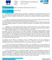 Compte rendu CHSCT extraordinaire Administration Centrale (AC) du 7 mai 2020