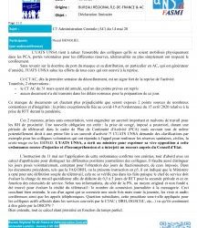 Déclaration liminaire CT Administration Centrale (AC) du 14 mai 20