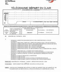 TÉLÉGRAMME DGPN – NOUVELLES CONSIGNES RELATIVES AU PORT DU MASQUE DANS LES SERVICES DE LA POLICE NATIONALE