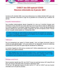 CHSCT des DDI spécial COVID Réunion informelle du 8 janvier 2021