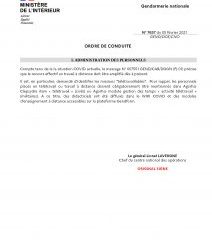 Renforcement du télétravail dans la gendarmerie