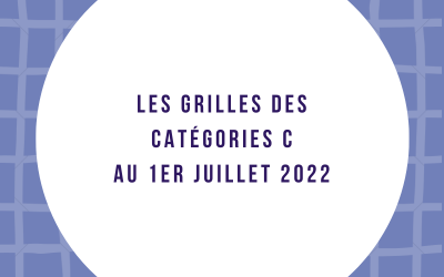 Grilles indiciaires de la catégorie C au 1er juillet 2022