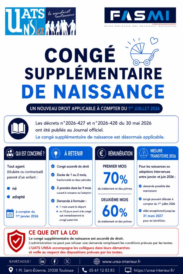 congés naissance