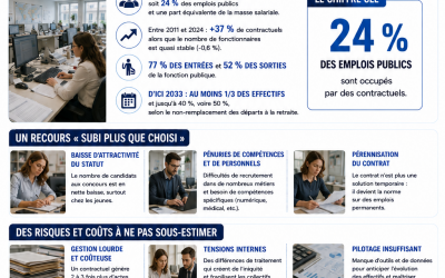 Contractuels dans la Fonction publique : une transformation durable des effectifs