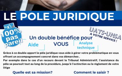 Le Pôle Juridique UATS-UNSA : un accompagnement à vos côtés