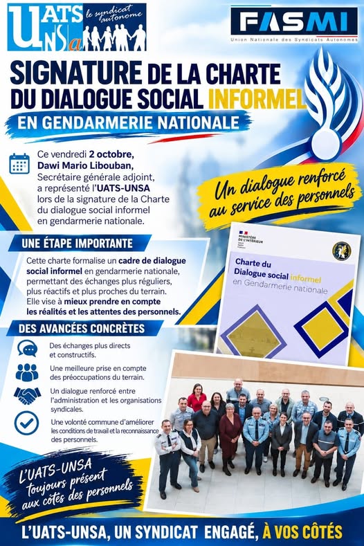 Un dialogue social renforcé en Gendarmerie nationale